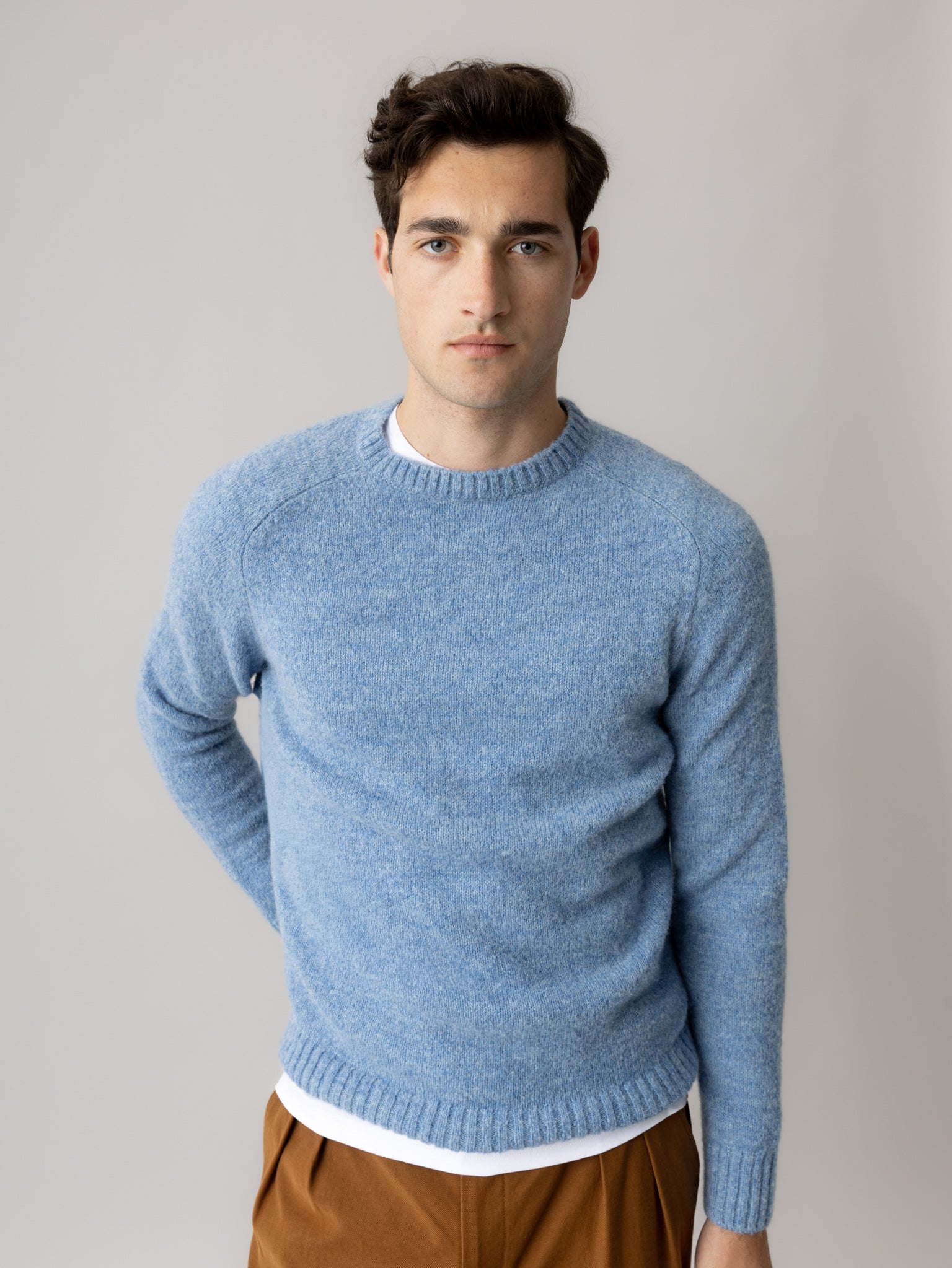 Modelshot / Light Blue Melange / Detail